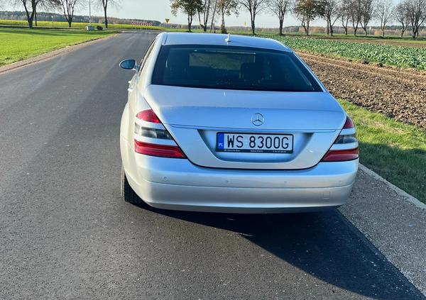 Mercedes-Benz Klasa S cena 59500 przebieg: 208000, rok produkcji 2006 z Siedlce małe 497